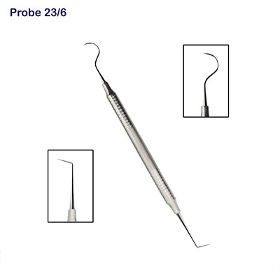 Zahnärztliche Untersuchungssonde 23/6 Explorers endodontische Reinigung doppelseitig