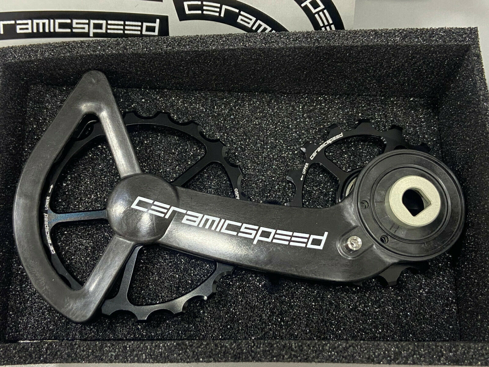 Ceramicspeed Rear Derailleur Oversized Pulley Wheels fit SRAM Red/Force