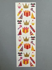 Mrs. Grossman's Stickers | BIRTHDAY HATS PARTY  | Retired 1997 Creative Memories