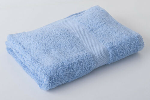 24 x Blue Luxury 100% Egyptian Cotton Hairdressing Towels Salon Beauty 50x85cm - Afbeelding 1 van 3