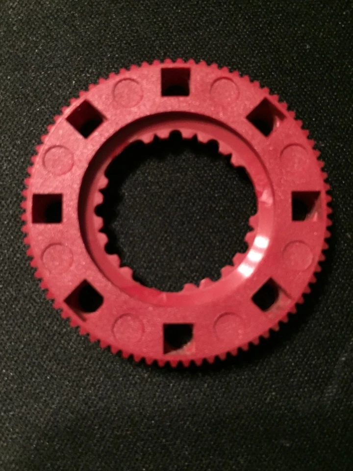 Lot of 10 Fischertechnik : 32117 Red Gear rotary switch with teething - Image 3 of 4