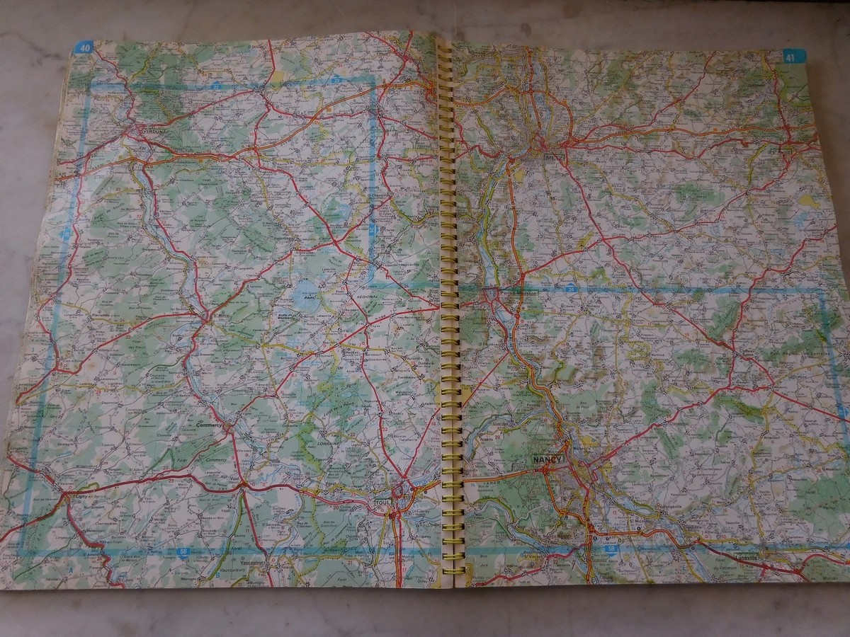 Great Routes of France - National Map Michelin 726 - de l'Aventure Michelin