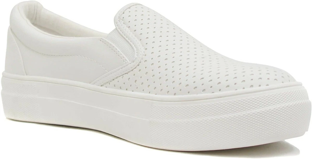 Slip on cheap all white