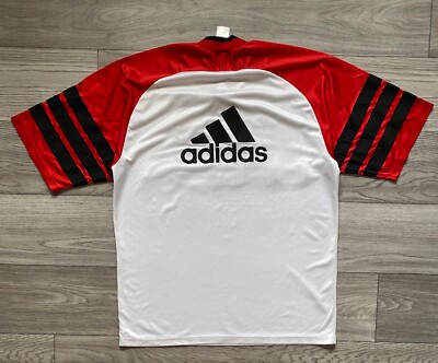 Adidas AC Milan Training Soccer Jersey Football Shirt 1999/2000 sz