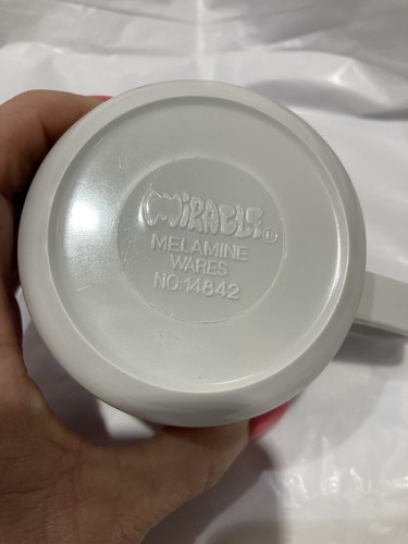 Miracle Melamine Wares Peter Rabbit Easter Spring Plastic Cup Vintage 1970 EUC! - Picture 10 of 12