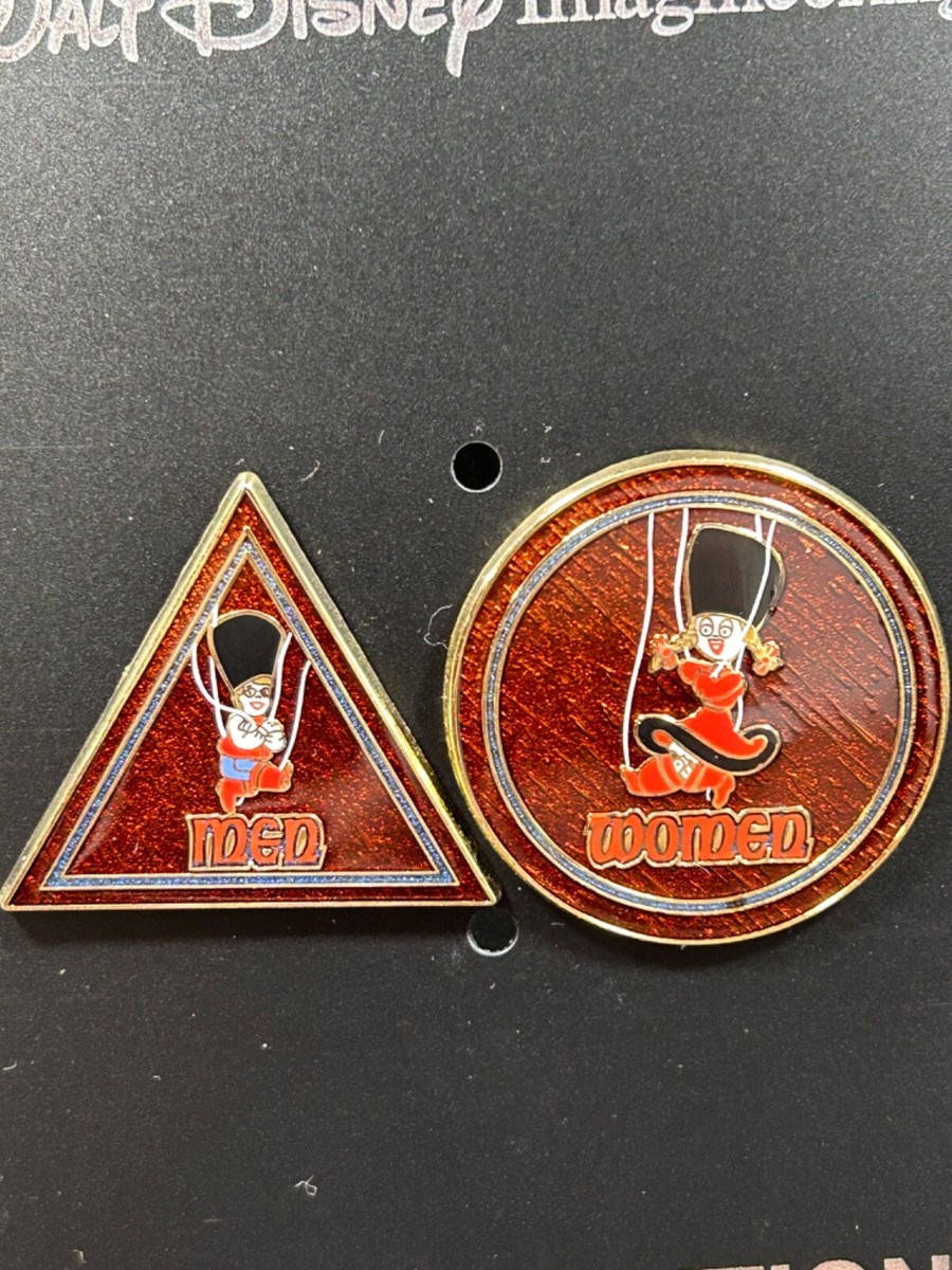 Disney/ WDI - Disneyland Resort Restroom Sign Pin Set