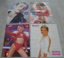 MILEY CYRUS Lot Of 4 Rare HUGE Original OFFICIAL POSTERS