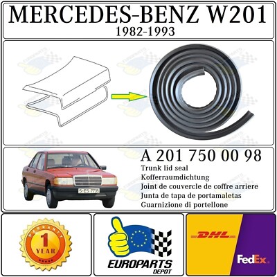 W201 190E リアトランク　スペアタイヤカバー　純正品 Mercedes-Benz W201 190E 190D Tailgate Seal Trunk Seal A2017500098