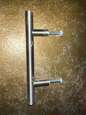 Brushed Nickel Kitchen Cabinet Cupboard Drawer Pulls T Bar Handle 5.5