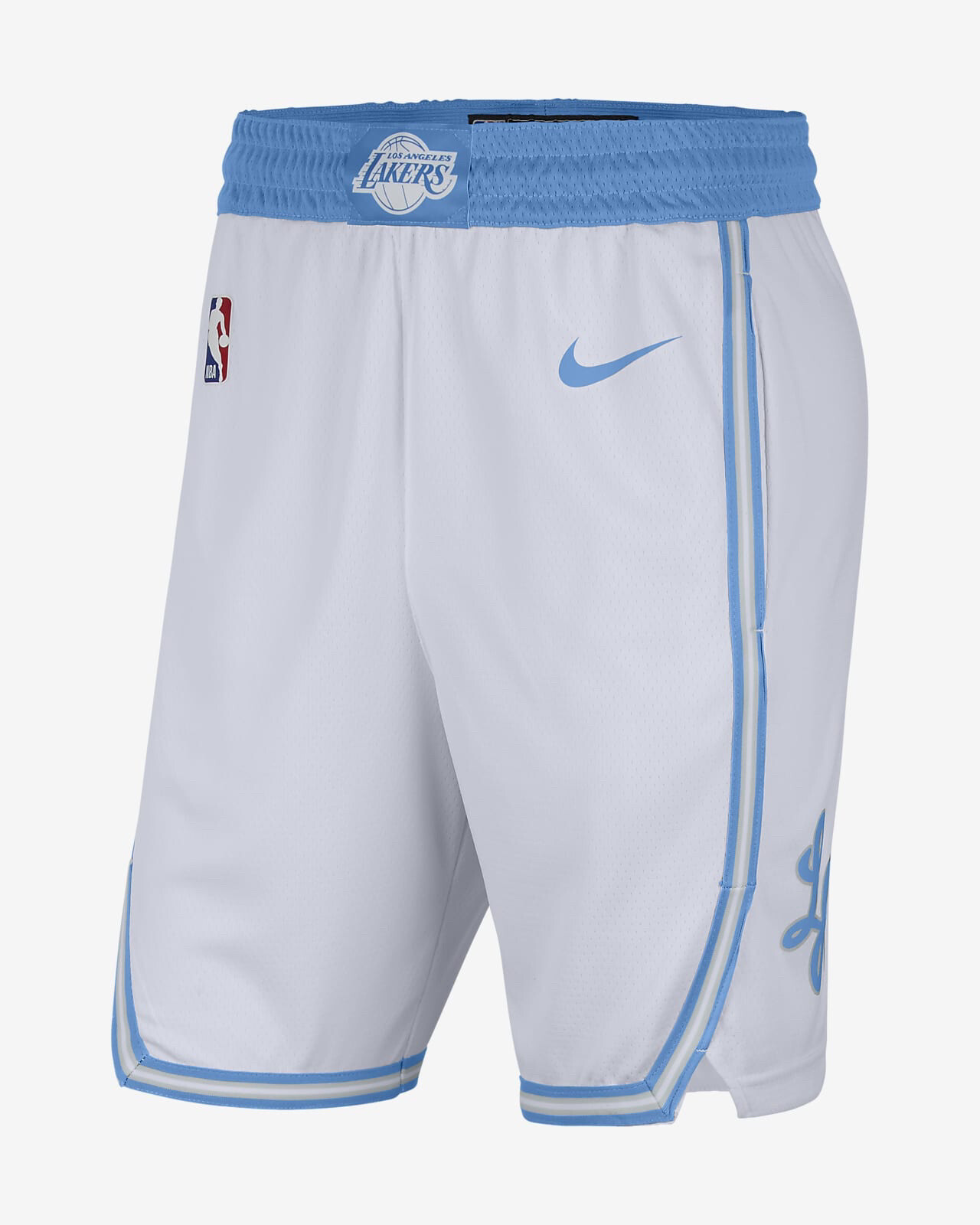 Nike Los Angeles Lakers City Edition 2021 Swingman Shorts Medium Blue  CN1976-100