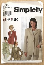 Simplicity 9138 3 Hour Womens Jacket Pattern Size 6-12
