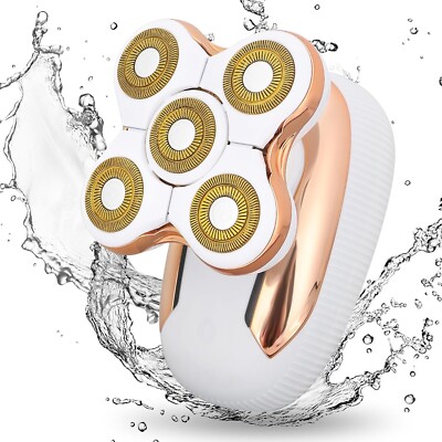 Electric Razors for Women Legs Shaver 4D. Rose Gold