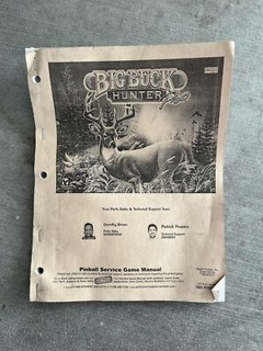 Stern Big Buck Hunter Pro Pinball Manual