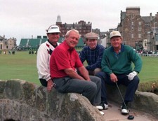 Jack Nicklaus Ray Floys Tom Watson Arnold Palmer St Andrews Bridge 8x10 Picture