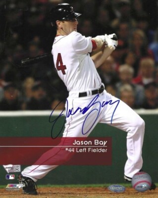 Signed 8x10 JASON BAY Boston Red Sox Autographed photo - Fanatics COA ...