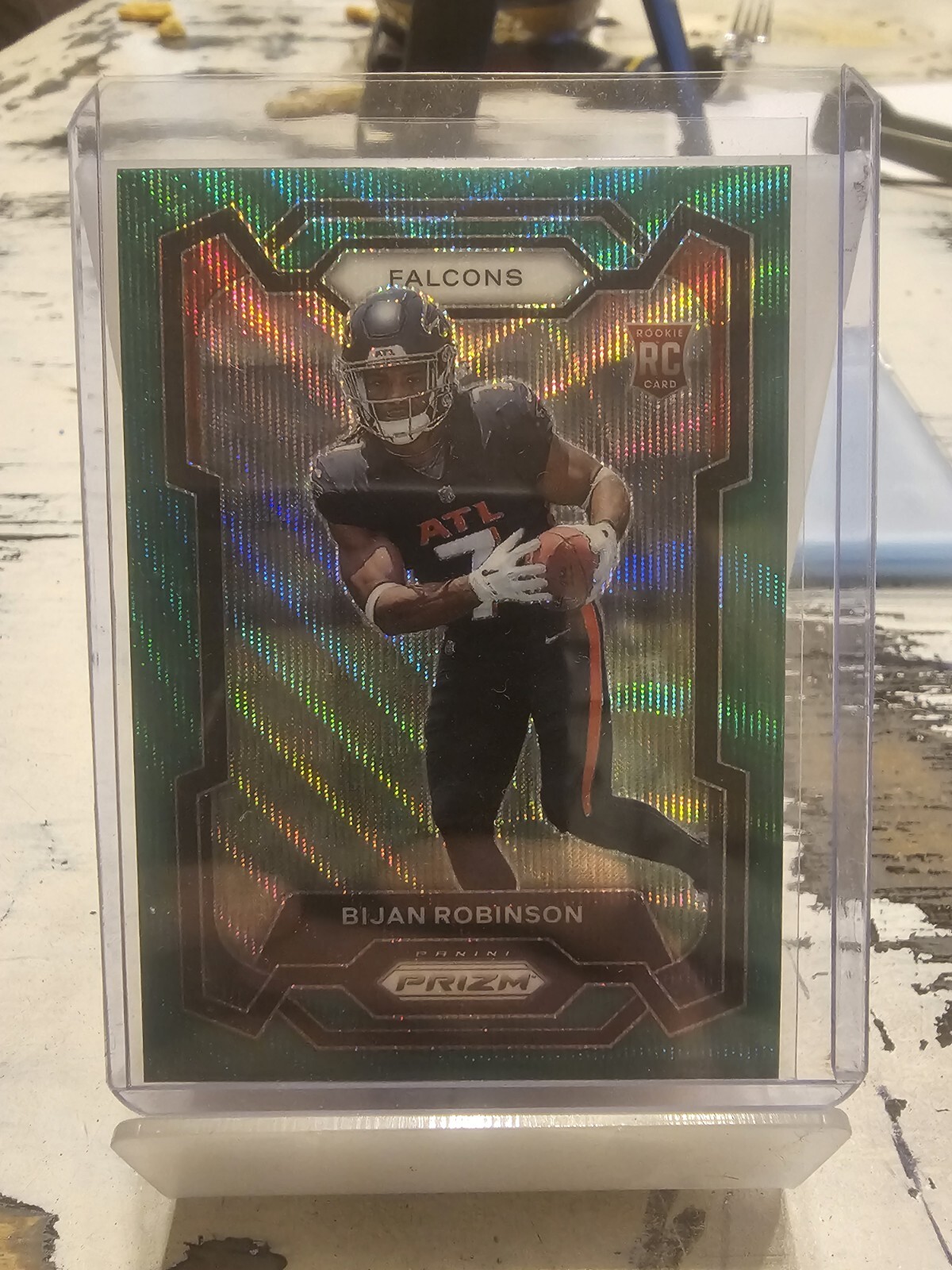 2023 Prizm Football Green Wave Bijan Robinson Atlanta Falcons Rookie RC #305