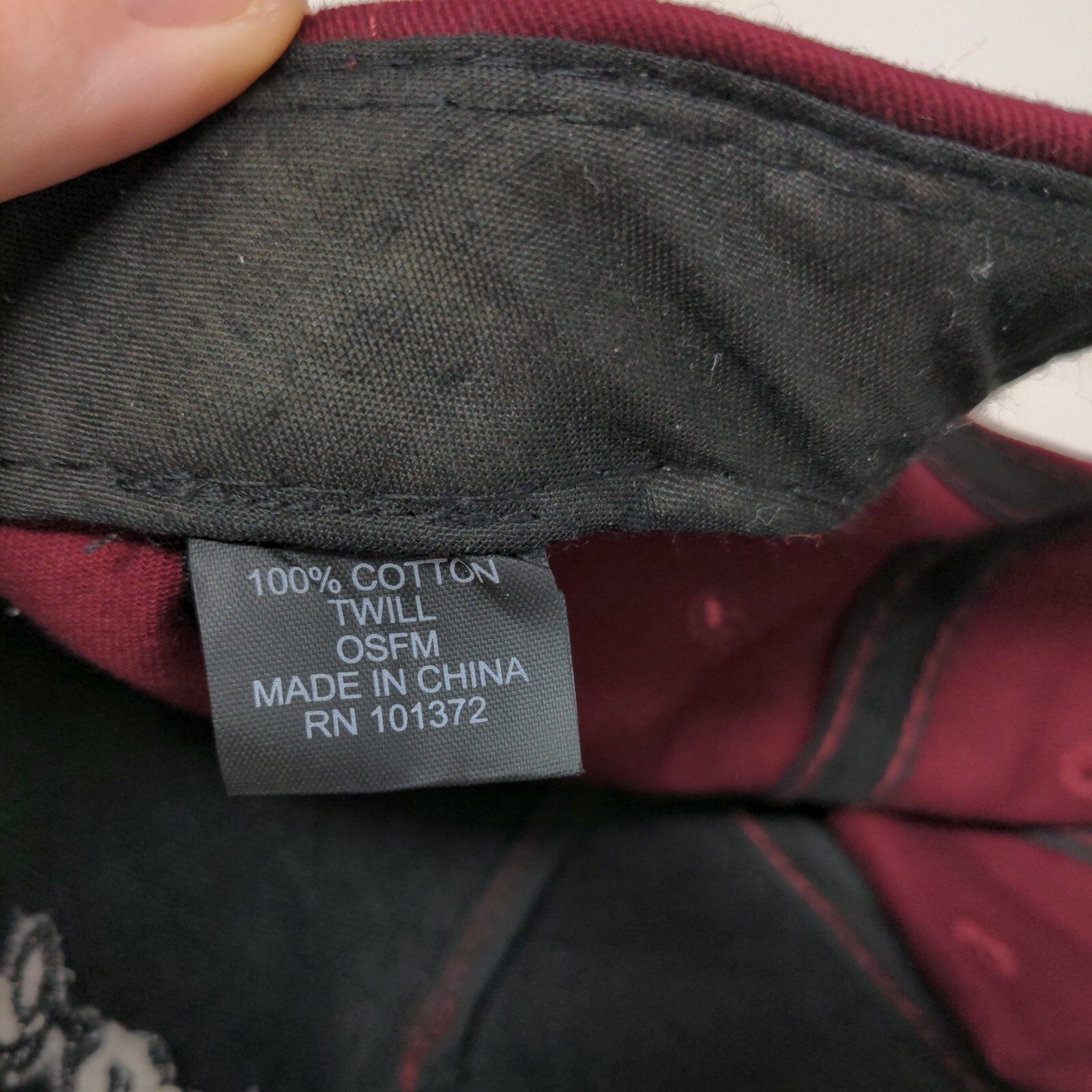 Authentic Primitive Snapback Hat Red OSFM Adjusta… - image 7