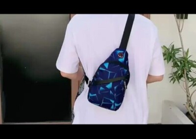 Bandolera Para Hombre Mochila Viaje Cartera Bolso De Hombro