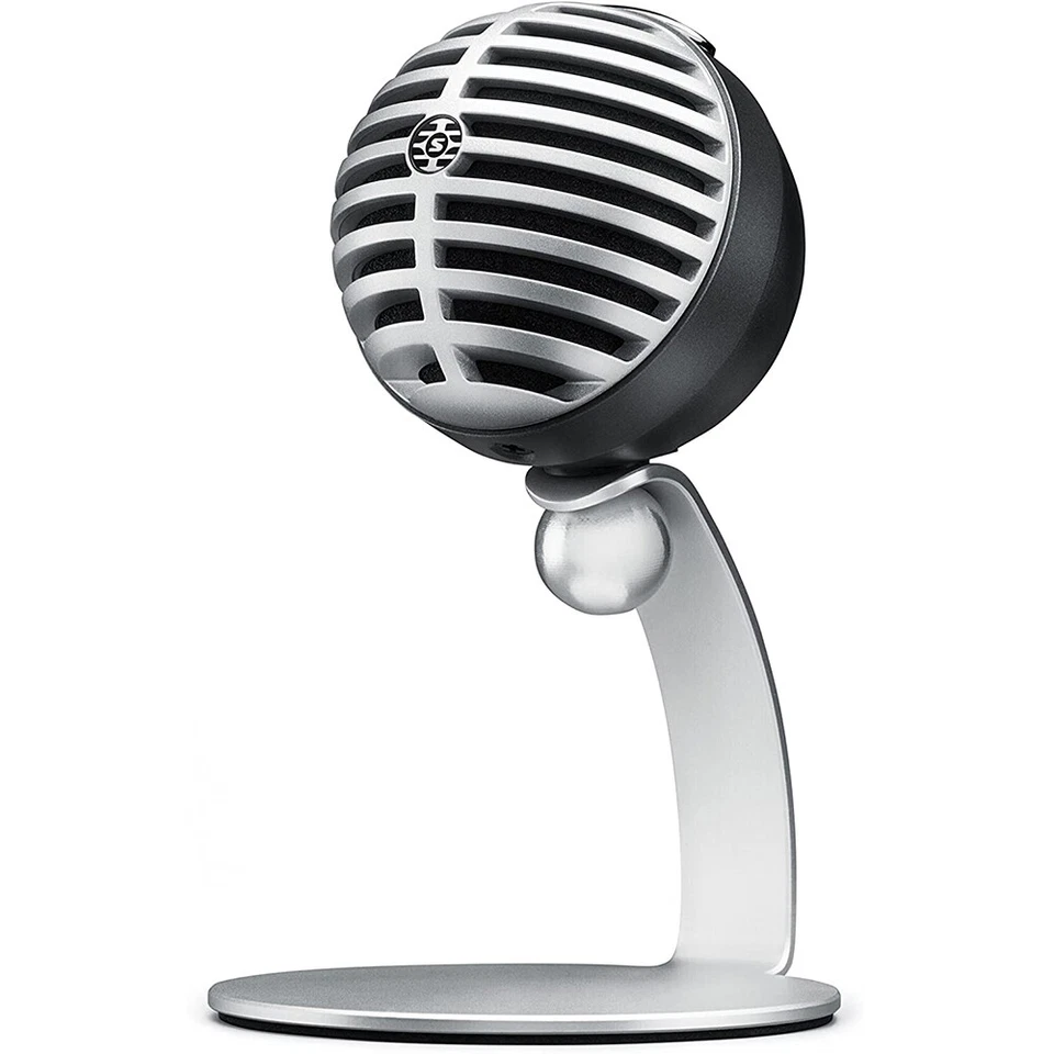 Shure MOTIV MV5 - Digital Condenser Microphone (Gray) with Studio Headphone - Image 2 of 4