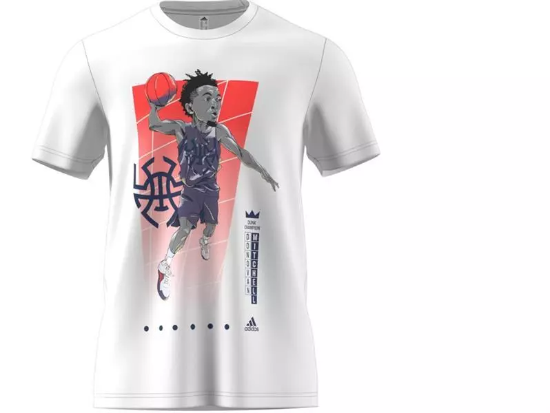 Donovan mitchell best sale t shirt adidas