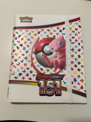 Pokemon Scarlet & Violet 151 Binder + Standard Set Base 128 Cards Lot - Picture 1 of 11