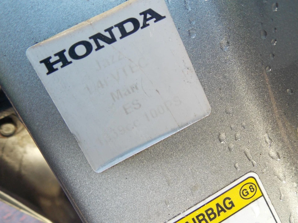 Honda Jazz Right Driver OS Front Door Silver MK3 2007-2015A - Image 2 of 4