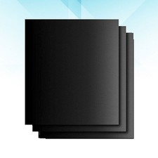  3 Pezzi Tappetini Barbecue Antiaderenti Riutilizzabili Bbq per Griglia a Gas Paglia da Forno