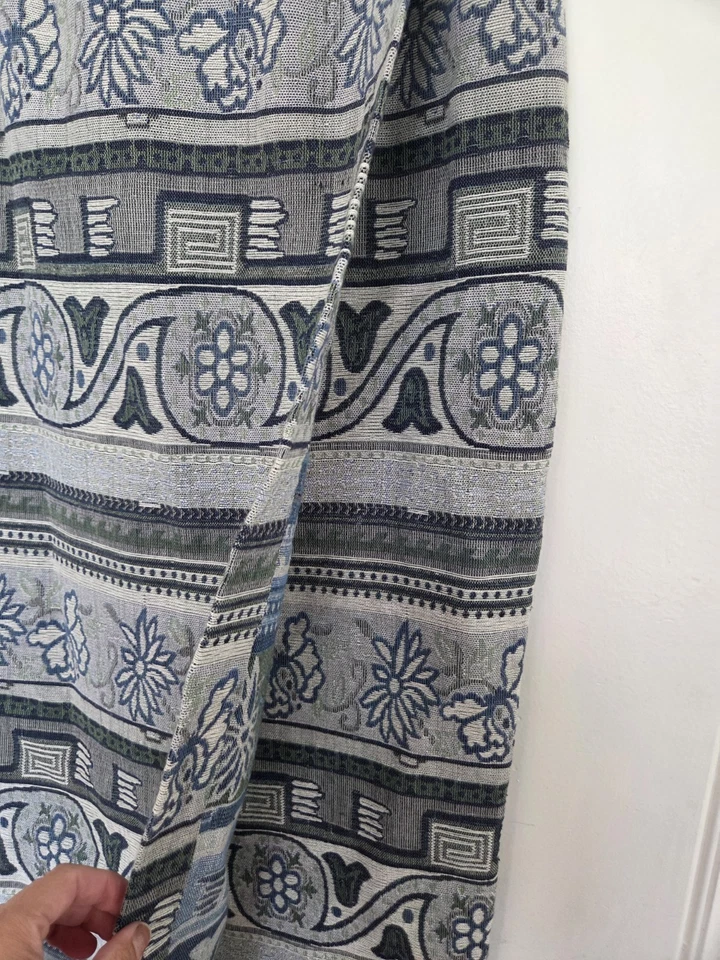 Falda vintage St Johns Bay talla 12 tapiz envolvente recta larga boho cottagecore  Foto 3 de 4
