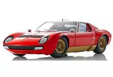 Kyosho 1/18 Lamborghini Miura P400SV Red Diecast Model Car Used KS08317R