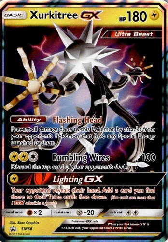 Xurkitree GX - SM68 Holo Promo Sun & Moon Promo Pokemon Near Mint