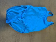 blue WEISSMAN gymnastics leotard dance leotard child large
