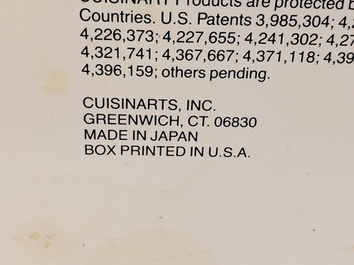 Cuisinart 9 Optional Discs Set for Food Processor DLC-070 DLC-7  - Picture 14 of 14