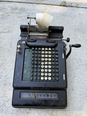 #ad #ad Vintage Burroughs Adding Machine $142.09