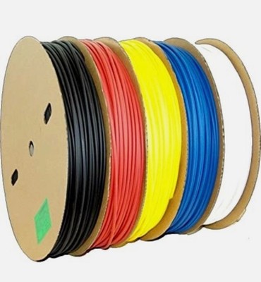 E-M-C DIRECT Schrumpfschlauch Polyolefin 3.1 gelb 7,0 / 2,3 mm 150 Meter Rolle