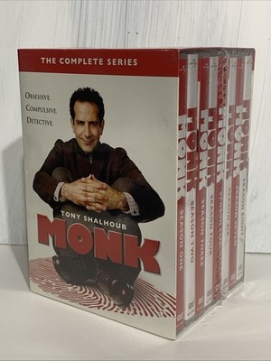Monk The Complete Series DVD Box Set Seasons 1-8 (32 Disc) Tony