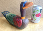 Vintage Hand Carved~Solid Wood~Mallard Duck Decoy~Folk Country Cabin Decor~LkNew — photo 1