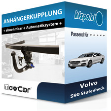 TOWCAR Anhängekupplung abnehmbar passend für Volvo S90 Stufenheck 06.2016- neu