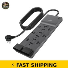 Belkin 12-Outlet Surge Protector Power Strip with 8ft Cord