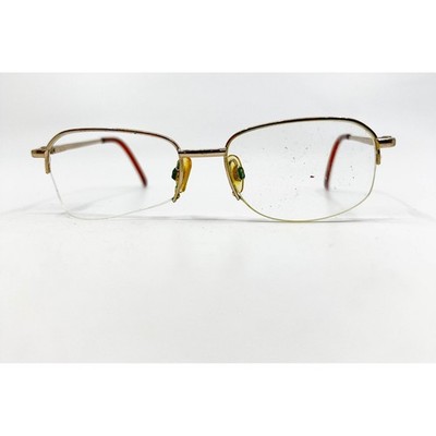 M'Eye Generation Greg Eyeglasses Mens Gold Semi Rimless 54-16-145