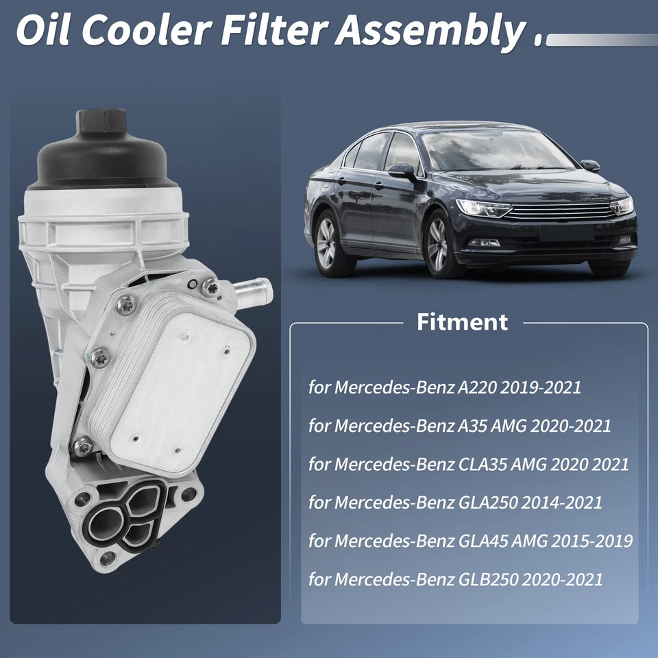No.2701800500 Upgrade Oil Filter Housing for Mercedes-Benz A220 GLA250 GLB250 - Image 2 of 4