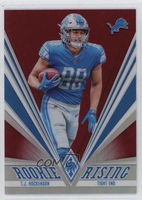 2019 Panini Phoenix Rookie Rising Red 59/299 TJ Hockenson #10 RC 17jx