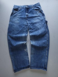 DAVOUCCI 90's patchwork wide denim pants Davoucci Jeans for sale