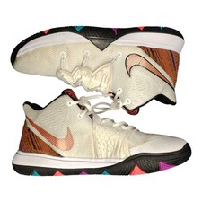 Nike Kyrie 5 BHM Basketball Shoes Youth US Size 7Y Multicolor Lace Up CI7894-100