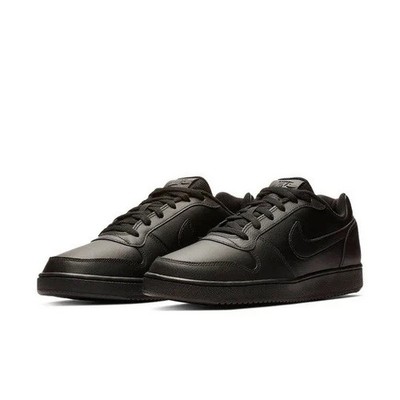 Nike Ebernon Low Triple Black Lace Up Casual Shoes Retro AQ1775-003 Mens Size