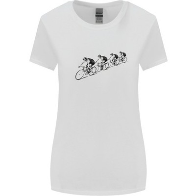 Radfahren Peloton Radfahrerinnen Fahrrad T-Shirt Mit Weiterem Schnitt