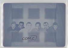 2017 Leaf ITG Superlative Printing Plate Cyan 1/1 Bill Mosienko Toe Blake 0a3