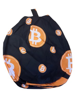 Bitcoin Sitzsack Hülle Eat Sleep Mine Repeat Kryptowährung