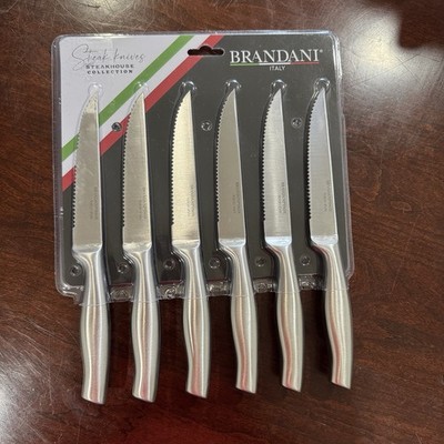 Brandani steak knife stainless steel inox Italian style hard find