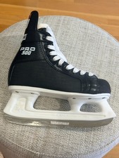 CCM Pro 500 Hockey Ice Skates Youth Size 3 Black White SL1000 Excellent