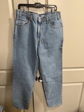 Vintage Deadstock Levi’s 550 Relaxed Fit Denim Blue Jeans 36x34 Made In USA Y2K